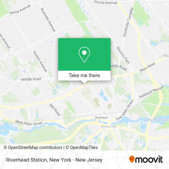 Riverhead Station map