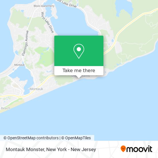 Mapa de Montauk Monster