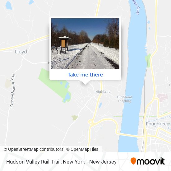 Hudson Valley Rail Trail map