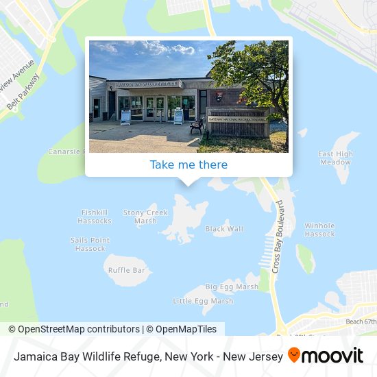 Jamaica Bay Wildlife Refuge map