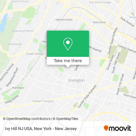 Ivy Hill NJ USA map