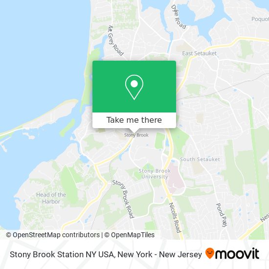 Stony Brook Station NY USA map