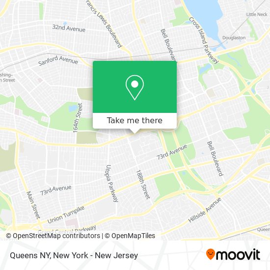 Queens NY map