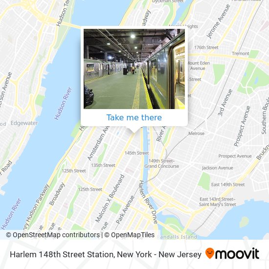 Harlem 148th Street Station map