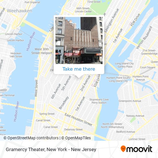 Gramercy Theater map