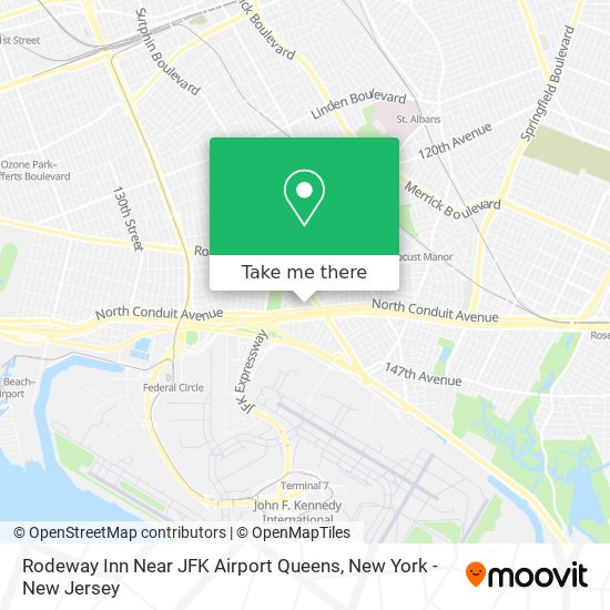 Rodeway Inn Near JFK Airport Queens map
