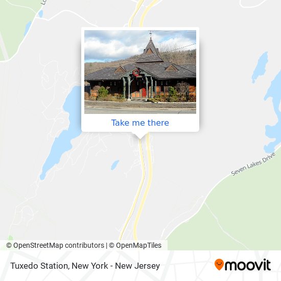 Tuxedo Station map