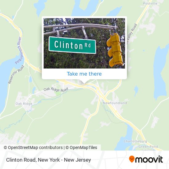 Clinton Road map