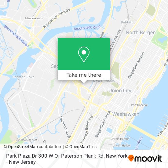 Mapa de Park Plaza Dr 300 W Of Paterson Plank Rd