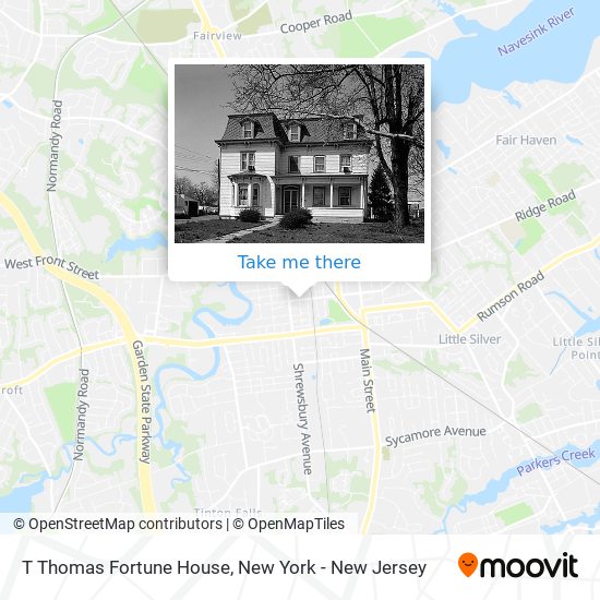 Mapa de T Thomas Fortune House