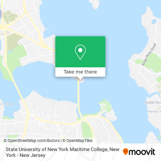 State University of New York Maritime College map