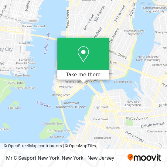 Mapa de Mr C Seaport New York