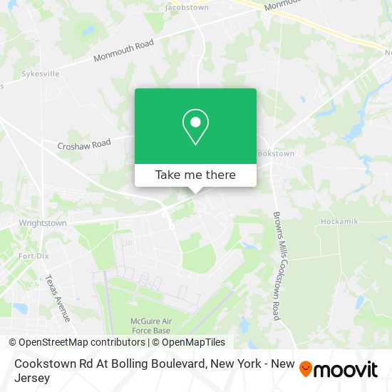 Mapa de Cookstown Rd At Bolling Boulevard