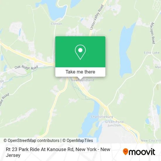 Rt 23 Park Ride At Kanouse Rd map