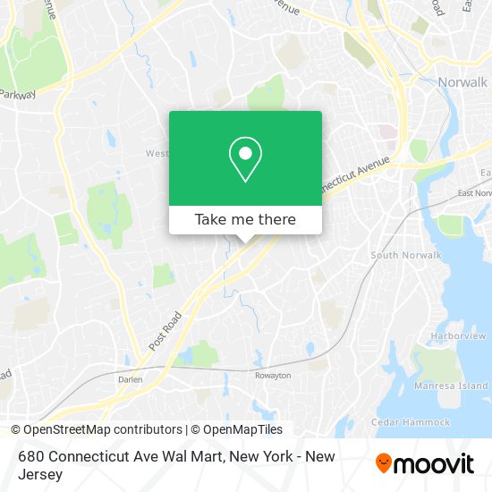 Mapa de 680 Connecticut Ave Wal Mart