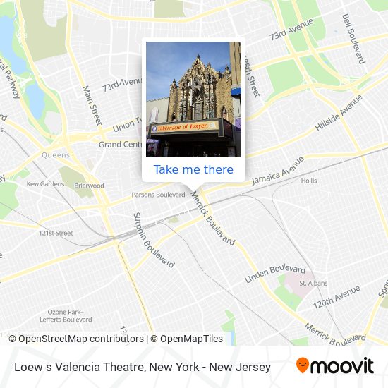 Loew s Valencia Theatre map