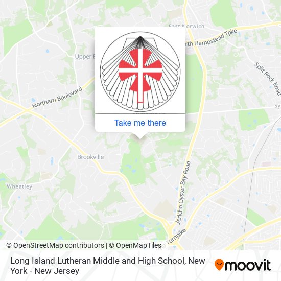 Long Island Lutheran Middle and High School map