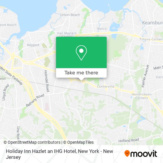 Mapa de Holiday Inn Hazlet an IHG Hotel