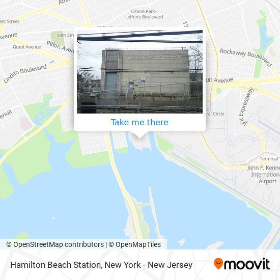 Hamilton Beach Station map