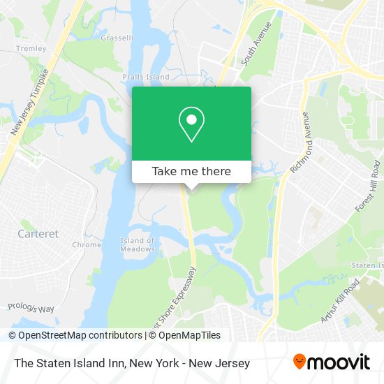 The Staten Island Inn map