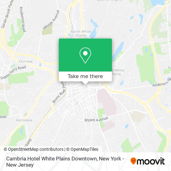 Mapa de Cambria Hotel White Plains Downtown