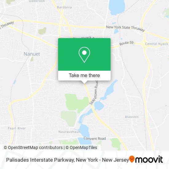 Palisades Interstate Parkway map