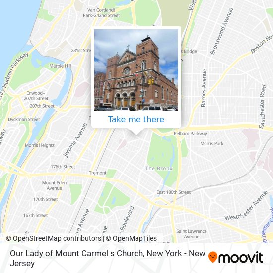Our Lady of Mount Carmel s Church map