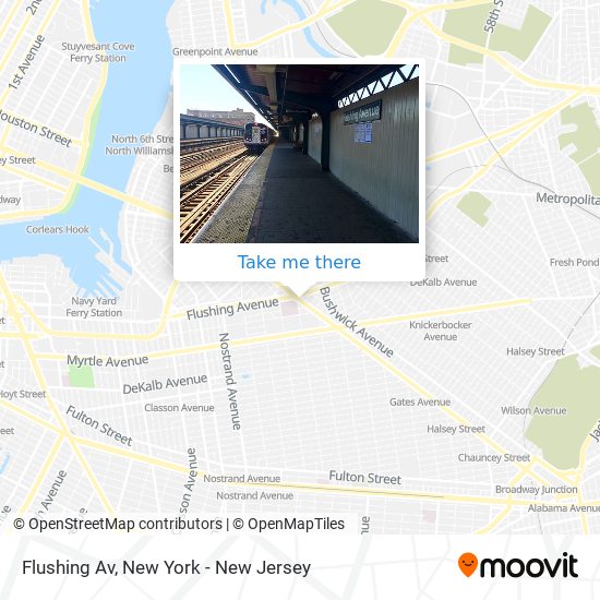 Mapa de Flushing Av
