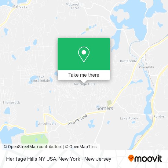 Heritage Hills NY USA map