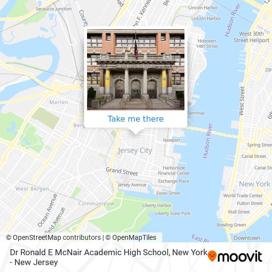 Mapa de Dr Ronald E McNair Academic High School