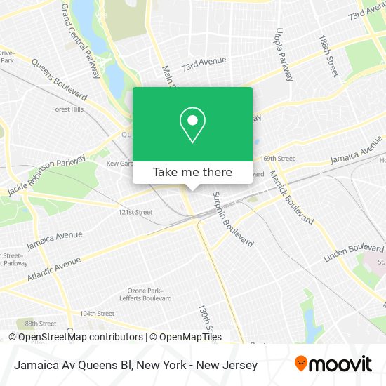 Mapa de Jamaica Av Queens Bl