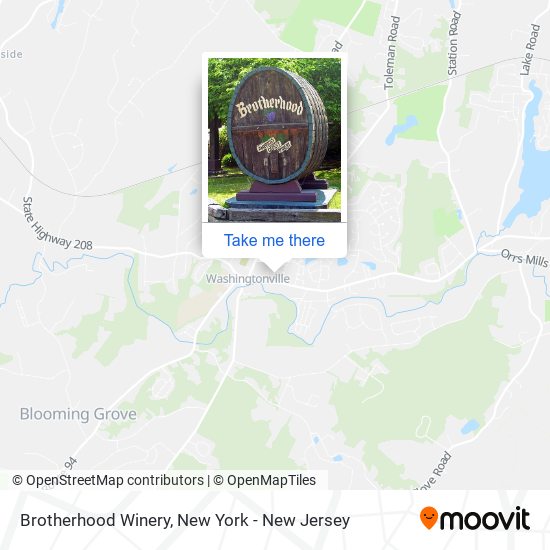 Brotherhood Winery map