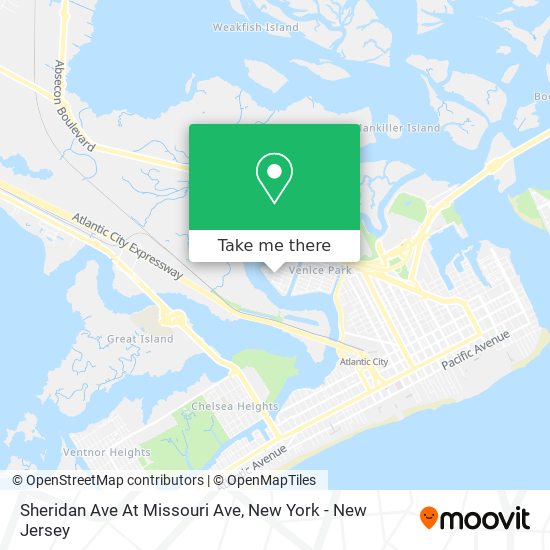 Sheridan Ave At Missouri Ave map
