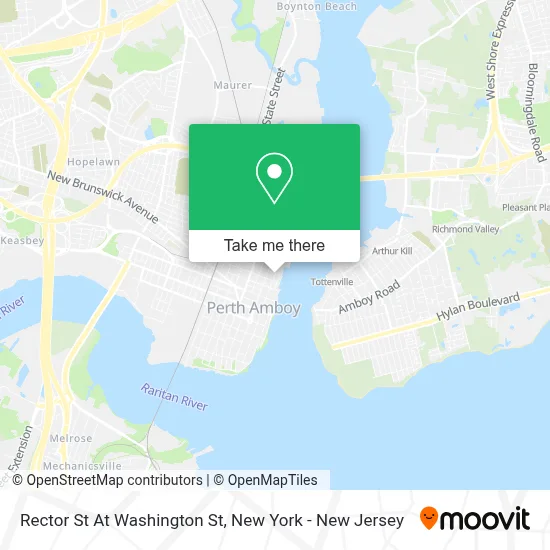 Rector St At Washington St map