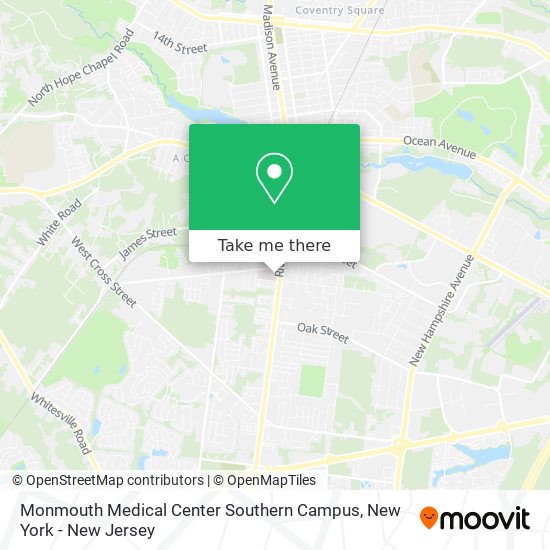 Monmouth Medical Center Southern Campus map