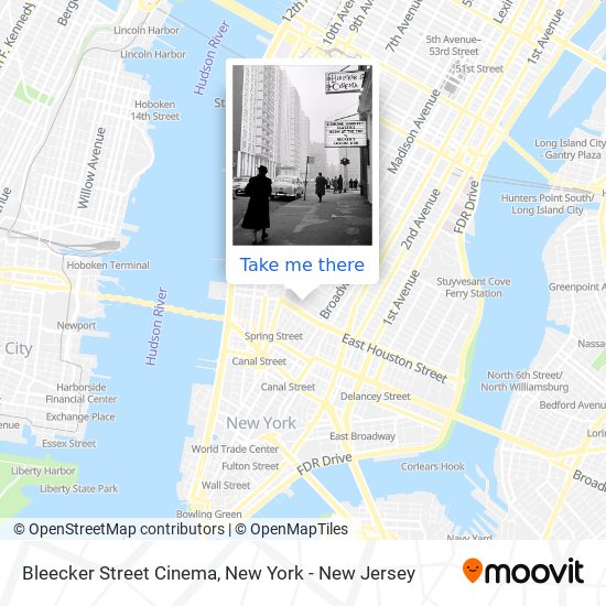 Mapa de Bleecker Street Cinema