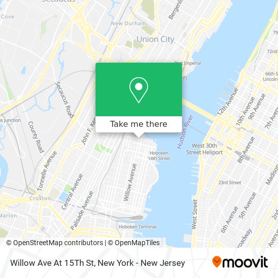 Willow Ave At 15Th St map