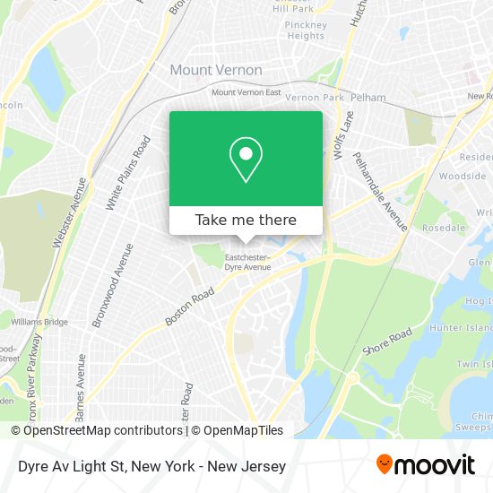 Dyre Av Light St map