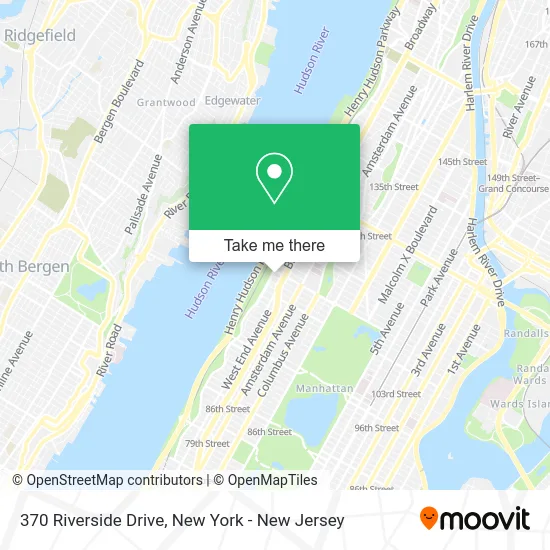 370 Riverside Drive map