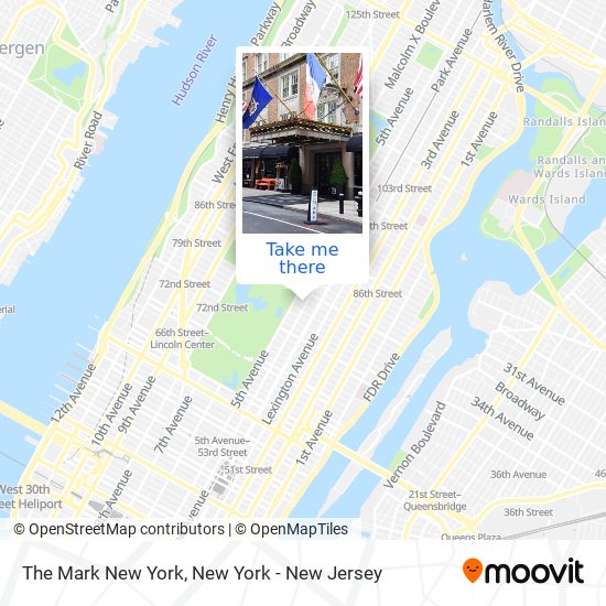 Mapa de The Mark New York