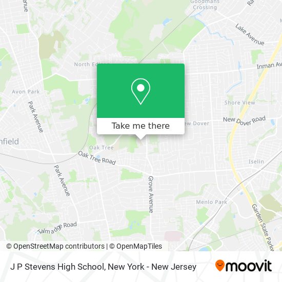 Mapa de J P Stevens High School