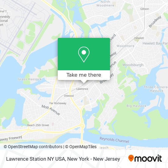 Lawrence Station NY USA map