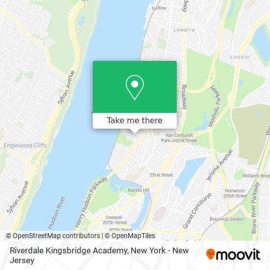 Mapa de Riverdale Kingsbridge Academy