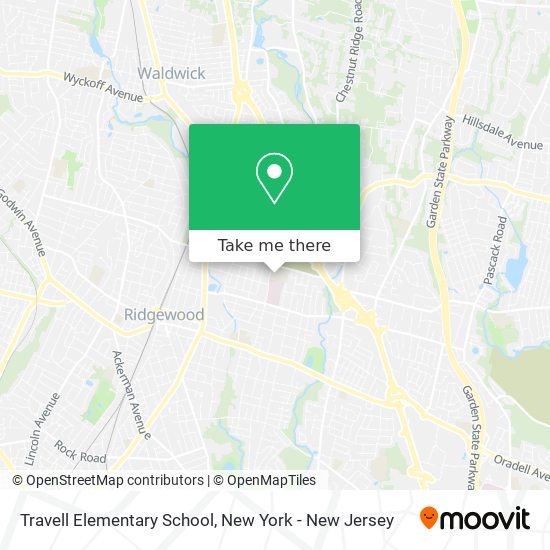 Travell Elementary School map