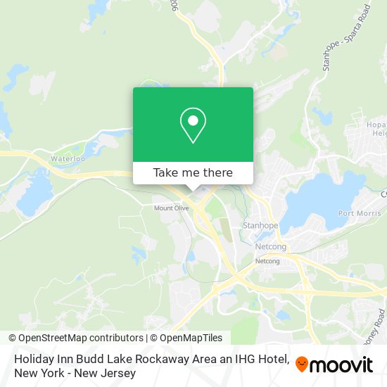 Holiday Inn Budd Lake Rockaway Area an IHG Hotel map