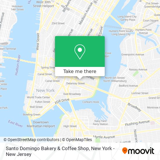 Santo Domingo Bakery & Coffee Shop map