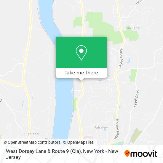 West Dorsey Lane & Route 9 (Cia) map