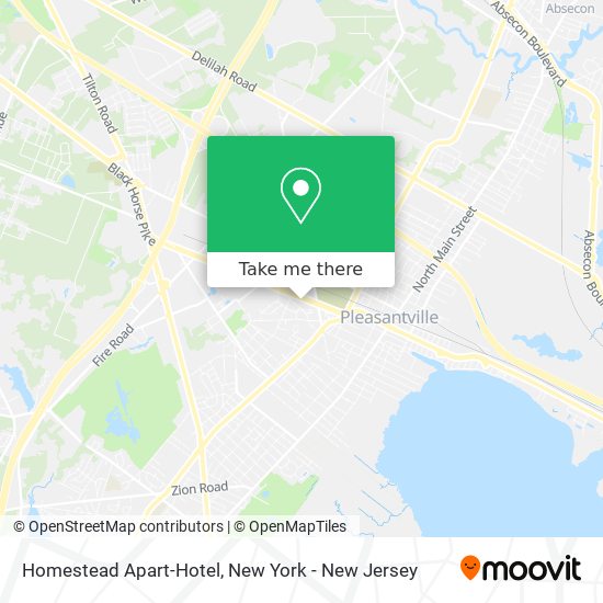 Homestead Apart-Hotel map