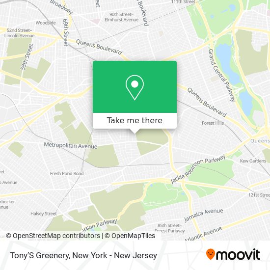 Tony’S Greenery map