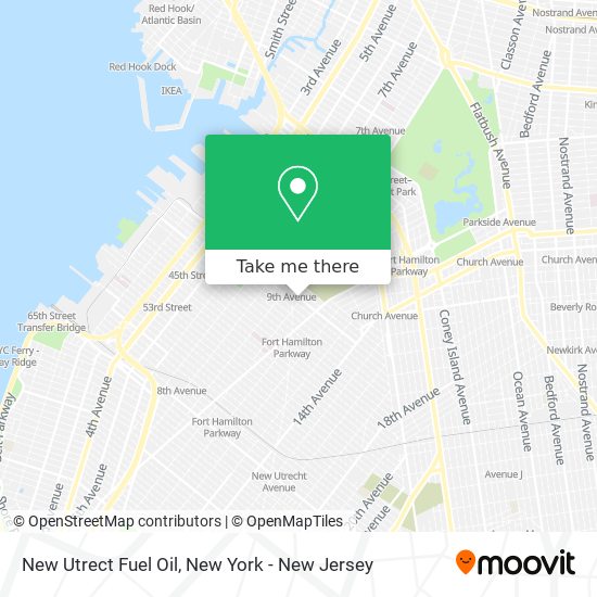 New Utrect Fuel Oil map